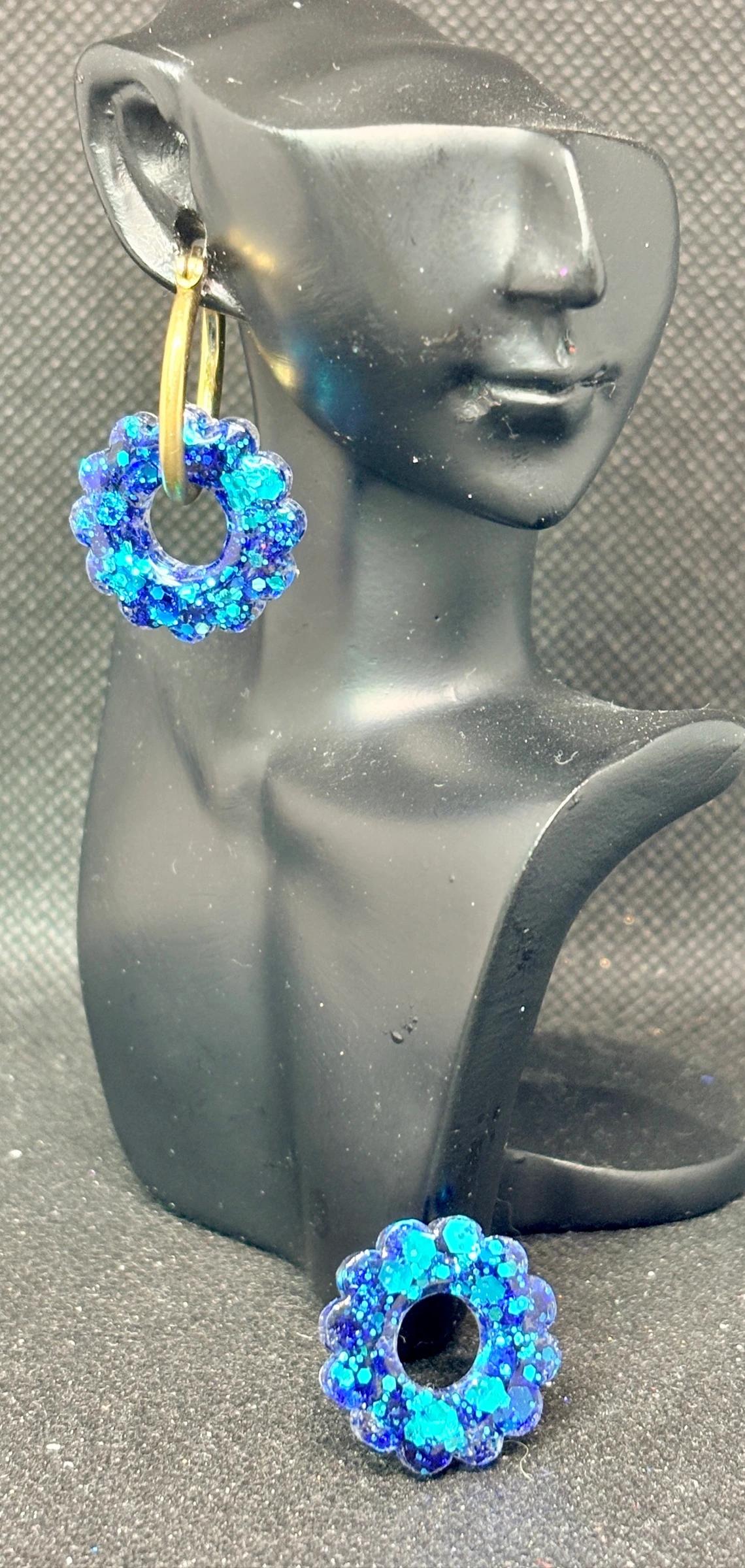 Boucles d’oreilles bec charms interchangeables 